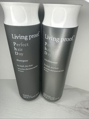 Living Proof Perfect Hair Day Shampoo & Conditioner Set - Gray and White